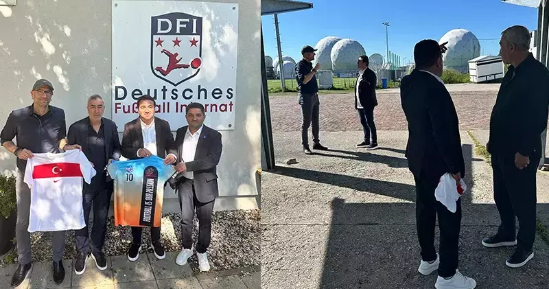 Emrah Bayraktar ve Samet Aybaba Almanya da temaslarda bulundu