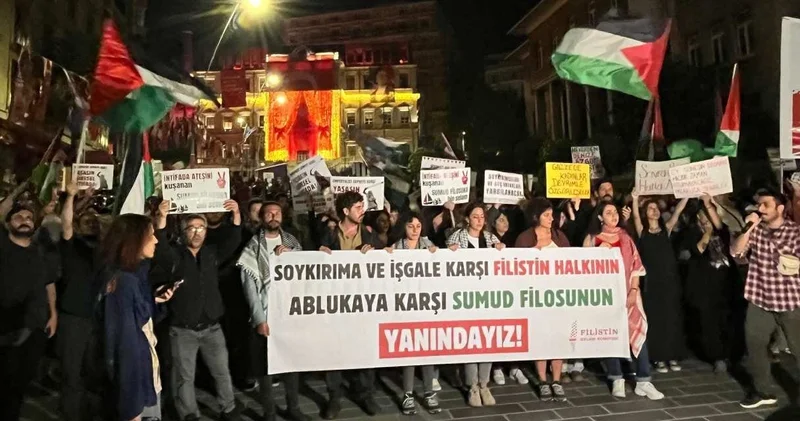 Filistin Eylem Komitesi Beyoğlu ndan seslendi: Abluka kırılacak Filistin kazanacak