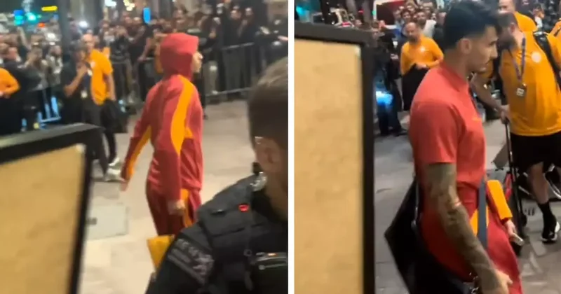 Maç sonuna damga vuran görüntü! Galatasaray taraftarı faturayı iki isme kesti