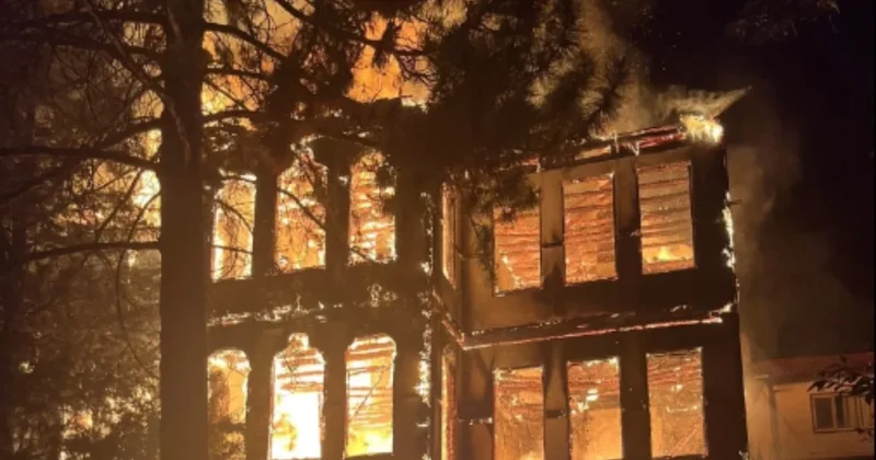 Tarihi konağı, bekçinin husumetlileri kundaklamış Sözcü Gazetesi