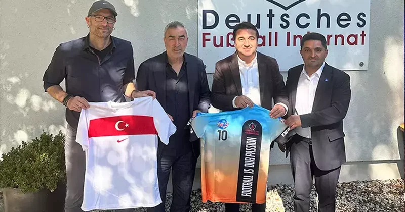 Emrah Bayraktar ve Samet Aybaba Almanya da temaslarda bulundu! ETFA Academy Genel Başkanı Sedat Aydemir ile görüştüler Fanatik Gazetesi Futbol Haberleri Spor