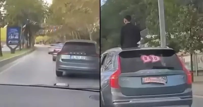 Düğün konvoyu yapıp trafiği tehlikeye düşüren 21 sürücüye 89 bin 747 lira ceza