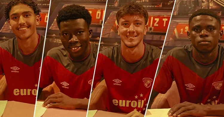 Göztepe ye gençlik aşısı! 4 oyuncuyla sözleşme imzalandı
