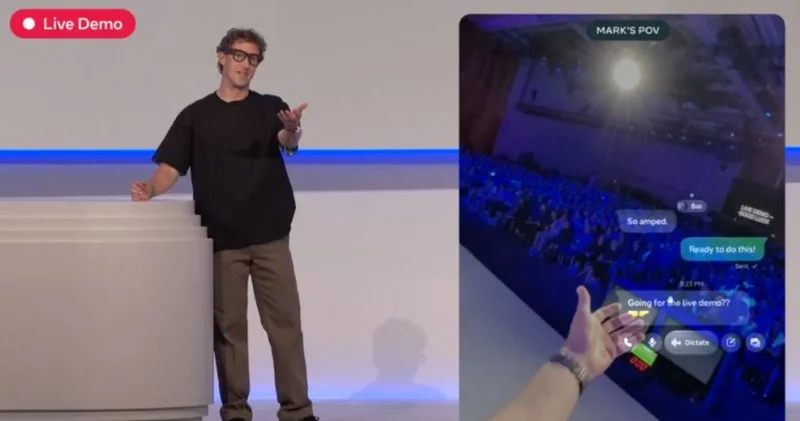 Ekranlı akıllı gözlük ve bileklikle temassız kontrol dönemi Meta Ray Ban Display’i tanıttı Teknoloji Haberleri