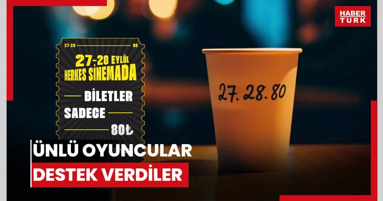 Ünlü oyuncular destek verdiler