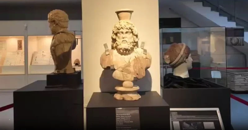 Dünyanın nadide Zeus büstlerinden biri artık Bolu’da sergileniyor