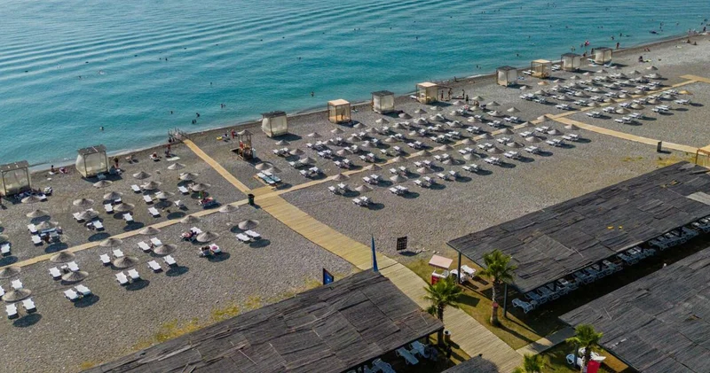 Bodrum un gözde tatil beldesi Yalıkavak’ta yeni halk plajı