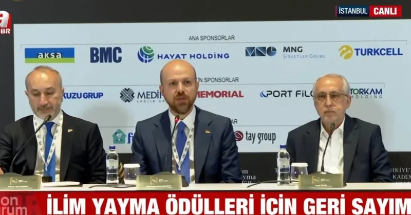 Bilal Erdoğan: İlim Yayma Ödülleri dünyanın sayılı akademik ödüllerinden birisi