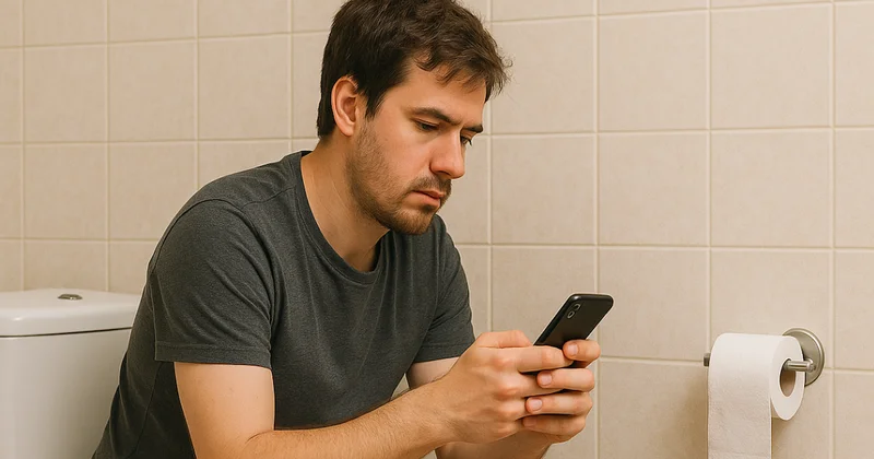 Tuvalette telefonla oynayanlar için büyük risk Sözcü Gazetesi