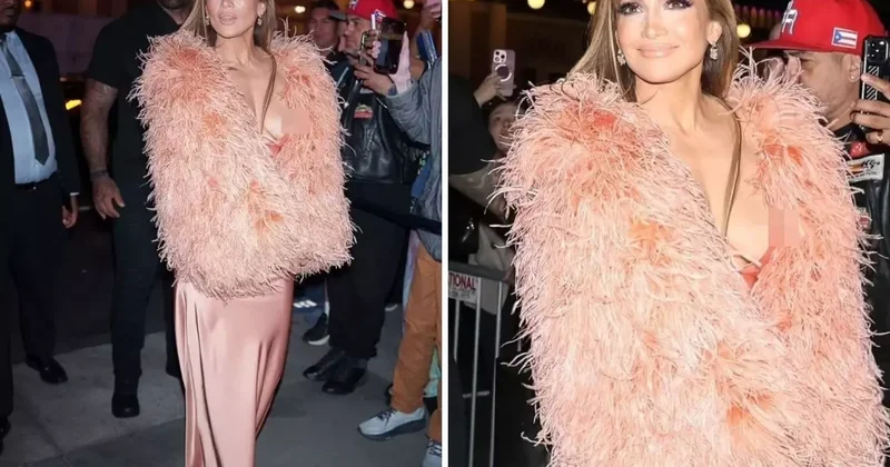 Jennifer Lopez, sütyensiz katıldığı konserde frikik verdi