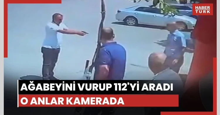 Ağabeyini vurup 112 yi aradı