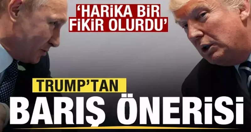 Trump tan sürpriz barış önerisi: Harika bir fikir olurdu