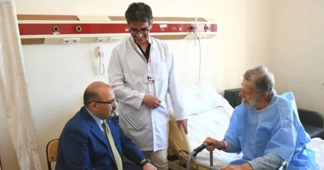 Vali Ustaoğlu, Ahmet Mekin i tedavi gördüğü hastanede ziyaret etti Balıkesir Haberleri