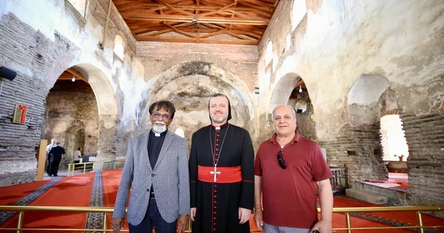 Hristiyan din adamları Bursa nın İznik ilçesini ziyaret etti Bursa Haberleri