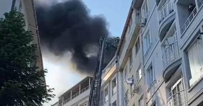 İstanbul da 7 katlı binada yangın Sözcü Gazetesi