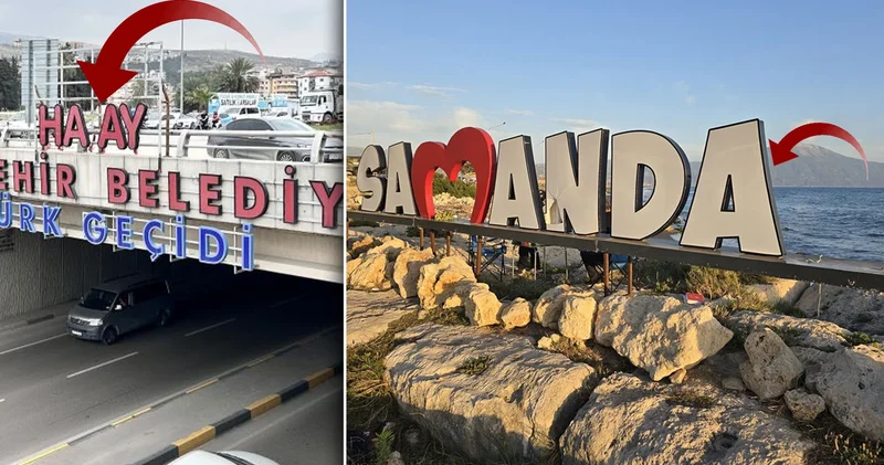 Önce Hatay ın T si şimdi de Samadağ ın Ğ si çalındı!