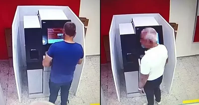 ATM’de kalan 13 bin lirası, sıradaki diğer müşteri tarafından çalındı