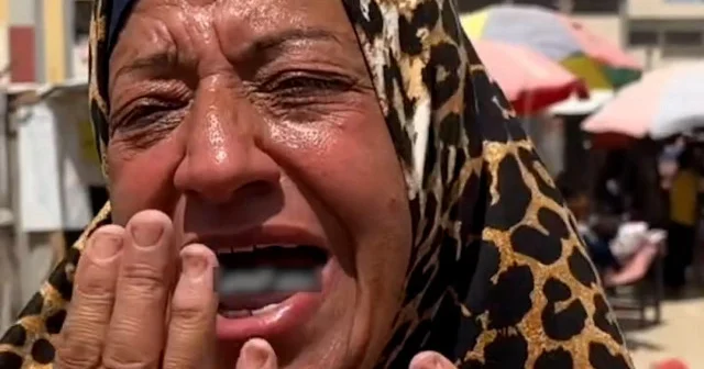 Gazzeli annenin feryadı yürekleri parçaladı: Yaşadığımız onca şeyden artık yorulduk VİDEO İZLE