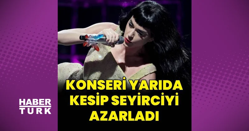 Katy Perry, konserini yarıda kesip seyirciyi azarladı! Nedeni sonra ortaya çıktı magazin haberleri
