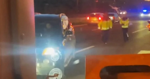 Ankara da ‘Dur’ ihtarına uymayan sürücü ters yönle ilerledi VİDEO İZLE