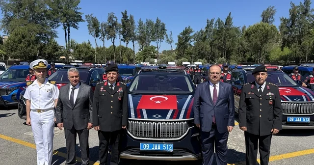 Aydın jandarmasının araç filosu güçlendi Aydın Haberleri