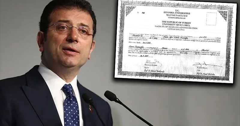 İmamoğlu nun diploma davasında çok önemli ara karar: İdare Mahkemesi, İstanbul Cumhuriyet Başsavcılığı ndan diploma soruşturmasını istedi