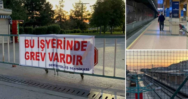 CHP li Bursa Büyükşehir Belediyesi nde metro krizi çıktı işçiler grevde: Bazı noktalarda trenleri stajyerler kullandı Bursa Haberleri