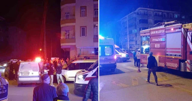 Çorum da yangın paniği: Yoğun duman görenler itfaiyeye haber verdi Çorum Haberleri