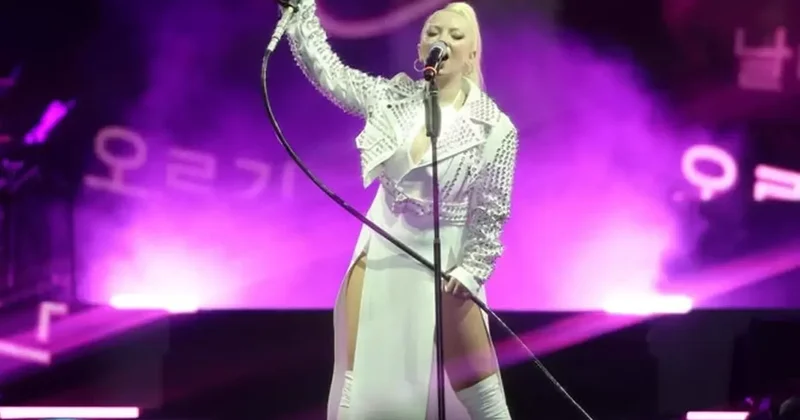 Ece Seçkin konserinde panik yaratan anlar