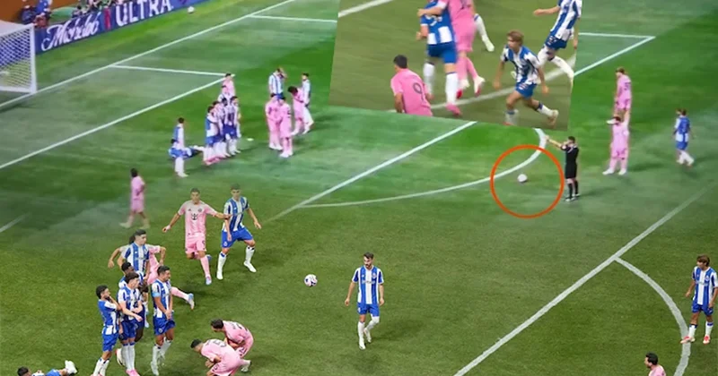 Messi nin frikik golünde kimsenin fark etmediği numara! Sözcü Gazetesi