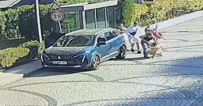 Ukraynalı anne 7 yaşındaki çocuğunu araca zorla bindirerek götürdü
