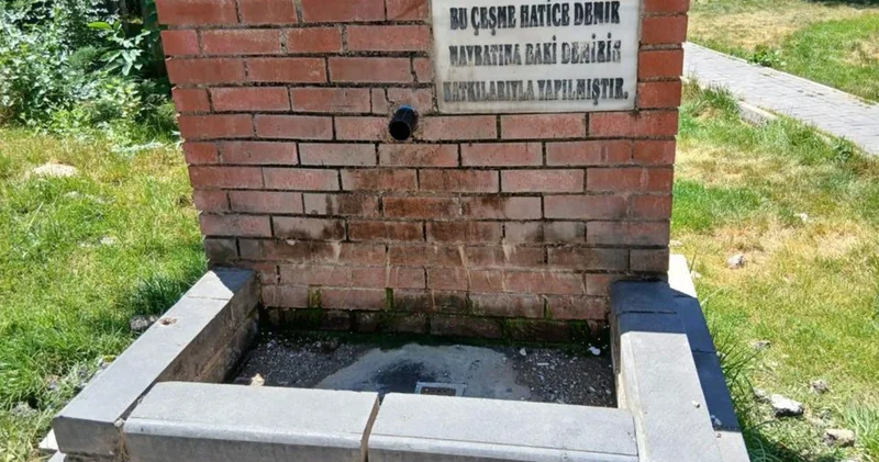 Tunceli de yoğun bakteri tespit edilen çeşme kapatıldı