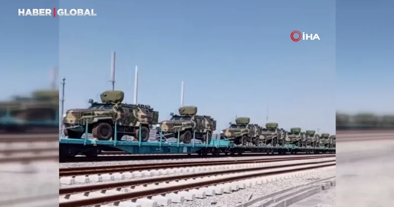 İhraç edilen zırhlı muharebe araçları Marmaray hattını kullanarak tren ile Avrupa’ya gönderiliyor