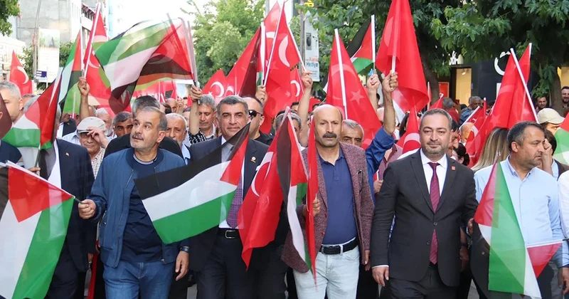 Filistin için yürüyen Elazığ a AKP ve MHP sırtını döndü! Sözcü Gazetesi
