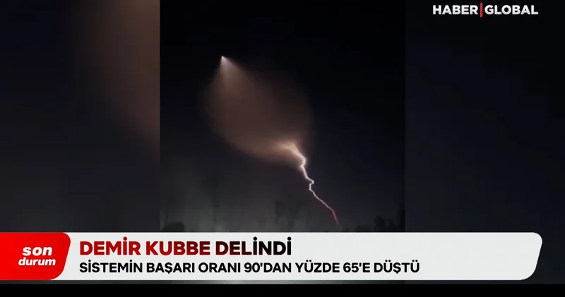 İsrail in Demir Kubbe si delindi, başarı oranı 90’dan 65’e düştü