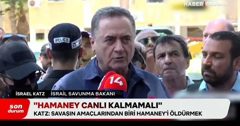 İsrail Savunma Bakanı Katz: Hamaney canlı kalmamalı