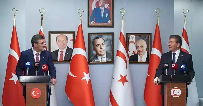 Cumhurbaşkanı Yardımcısı Cevdet Yılmaz, KKTC de