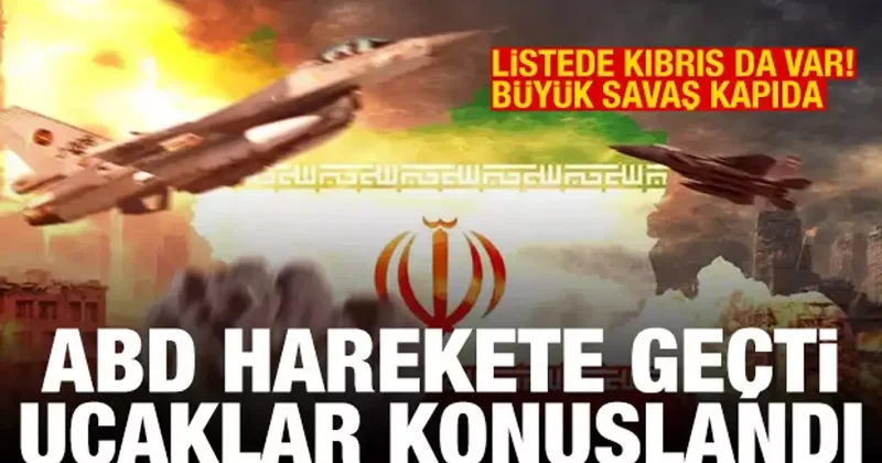İsrail İran Savaşı nda Kıbrıs sürpriz! ABD harekete geçti, uçaklar konuşlandı