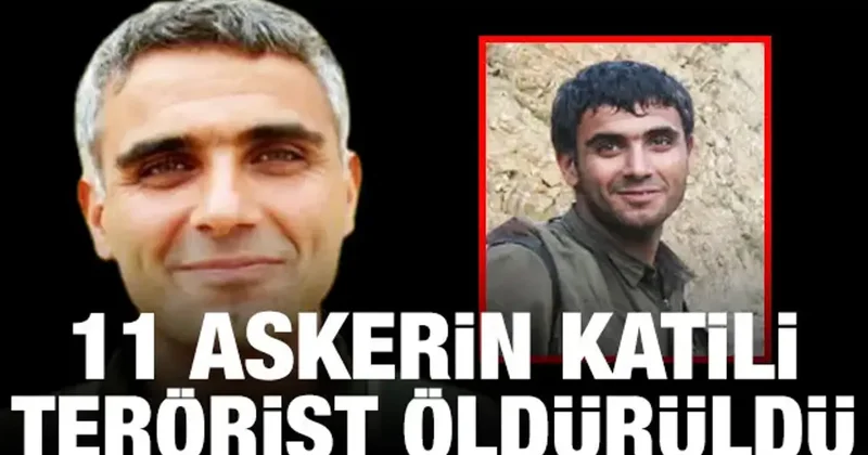 11 askerin katili teröristin öldüğü kesinleşti