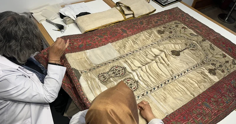 Mevlana ya ait olduğu değerlendirilen eserler restore ediliyor