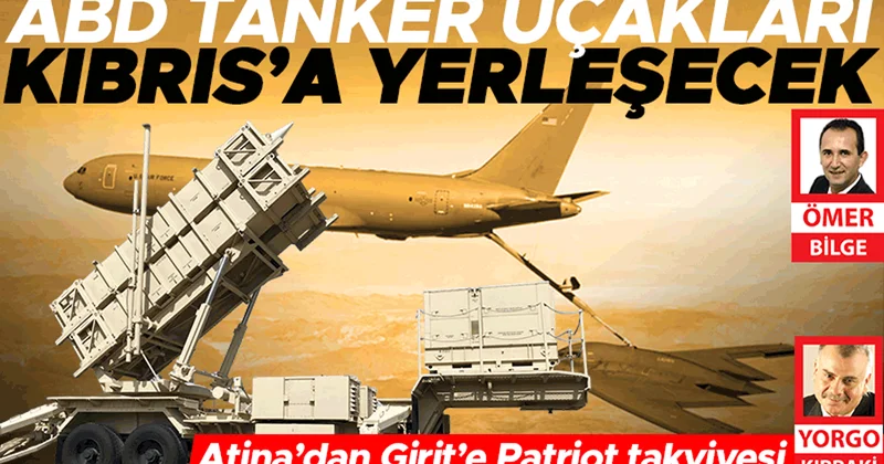 ABD tanker uçakları Kıbrıs’a yerleşecek