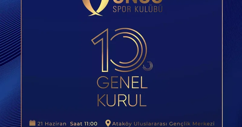 Öncü Spor, 10. genel kurulunu düzenliyor