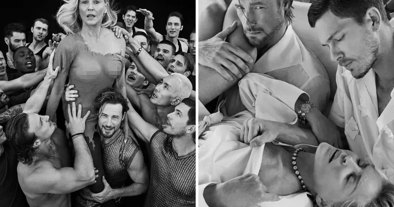 Üstsüz poz veren Sharon Stone, yine sınırları zorladı