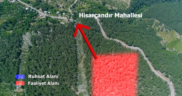 Hisarçandır da ormanda dinamit tehlikesine karşı köylülerden imza kampanyası Antalya Haberleri