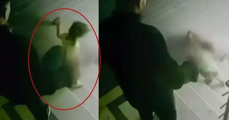 Küçük kız merdivenlerden yuvarlanmıştı... Babaanne de gözaltına alındı
