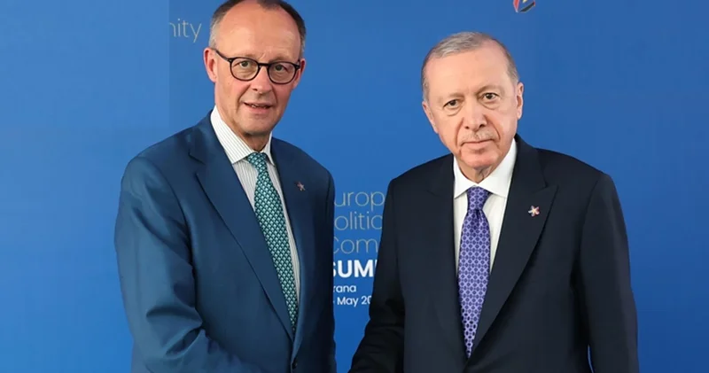 Cumhurbaşkanı Erdoğan ile Almanya Başbakanı Merz arasında kritik görüşme
