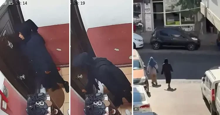 Kağıthane de önce kapıyı dinledi sonra kartla açmaya çalıştı... Ses duyunca kaçtı