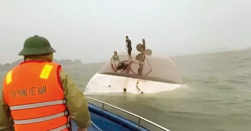 Tur teknesi alabora oldu, Vietnam’da facia