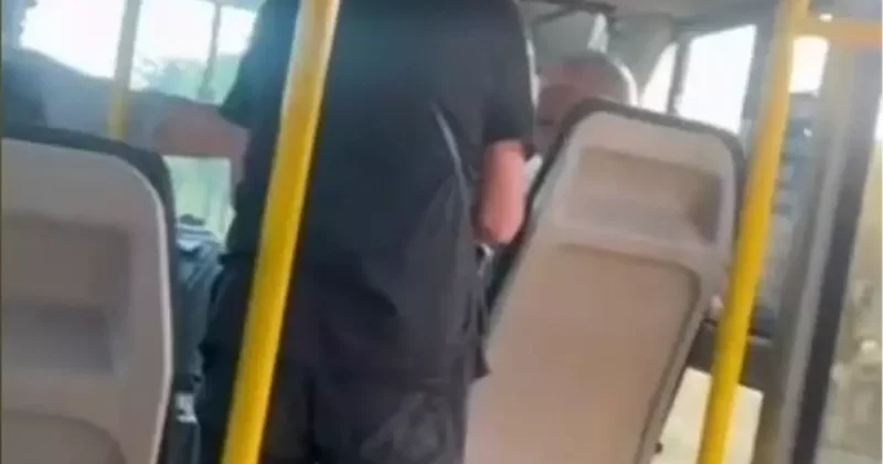 Ayağıma bastın tartışmasında yolcuya yumruk attı: Seni delik deşik ederim