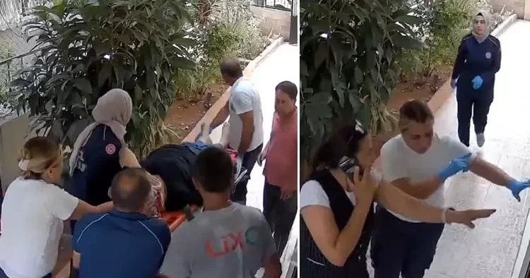 Kargo bırakmak için gelmişti... Hayat kurtardı